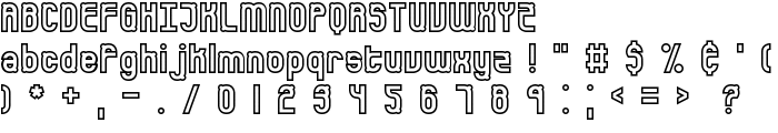 Bumped BRK font