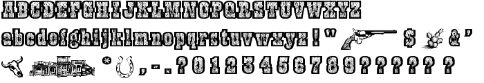 BurrisGhostTown font