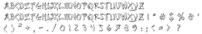 Bushido Shadow font