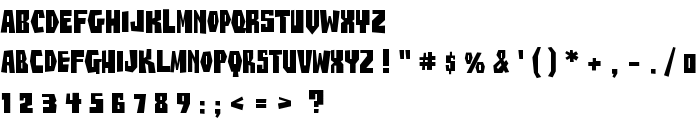 BuzzSaw AOE font