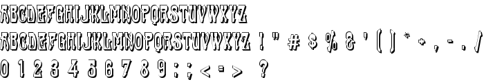 CabaretShadow font