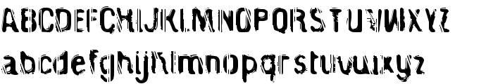 Caged Prisoner font