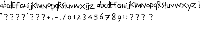 Calvin and Hobbes Normal font