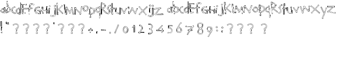 Calvin and Hobbes Outline font