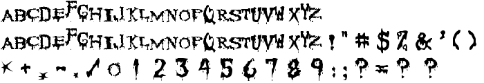 Corpse font