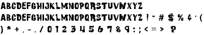 Cartoonic Massive Collage font