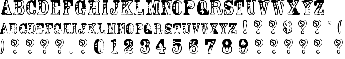 Casino Queen Normal font