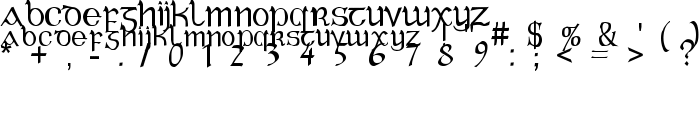 Celtic Gaelige Regular font
