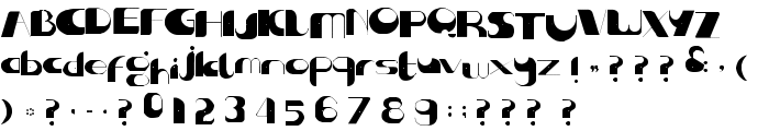 Center of Gravity font