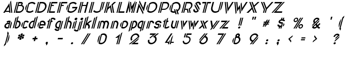 CentreClawsSlant font