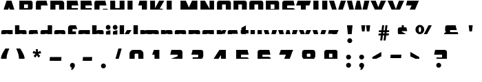 CFB1 American Patriot SPANGLE 2 Normal Italic font