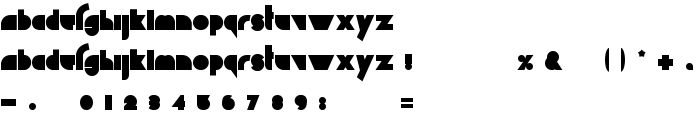 Chaos Math font