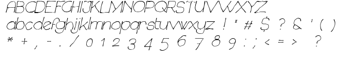Chavenir Italic font