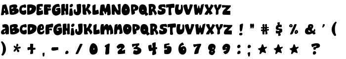 Cheeseburger font