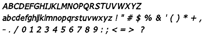 Chizz Italic font