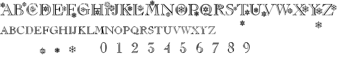 Christmas font