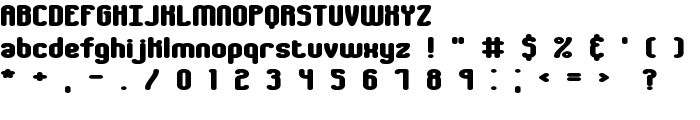 Chumbly BRK font
