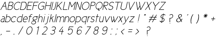 Cicle Fina Italic font