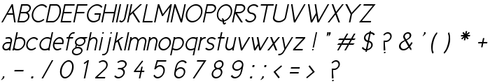 Cicle Semi Italic font