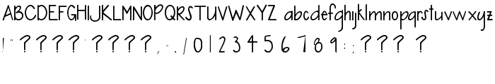 Cindys Hand font