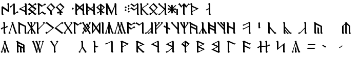 Cirth Erebor font