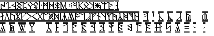 Cirth Erebor 2 font