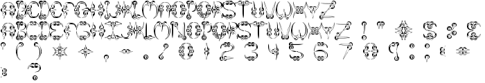 CLAW 1 -BRK- font