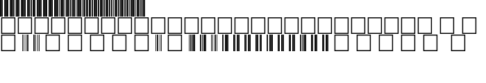 Code39 Regular font