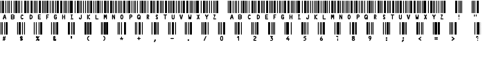 CODE3X R font