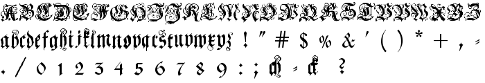 CoelnischeCurrentFraktur font