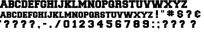 CollegiateBlackFLF font