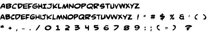 Comic Book Commando Bold font