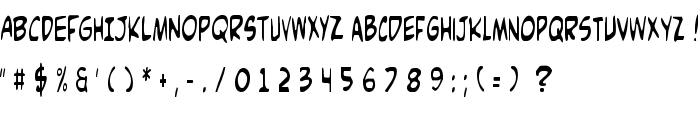 Comic Book Commando Cond font