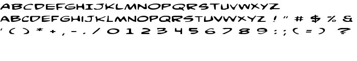 Comic Book Commando Exp font