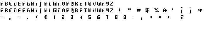 Commo  Monospaced font