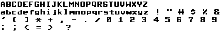Commodore 64 Rounded font