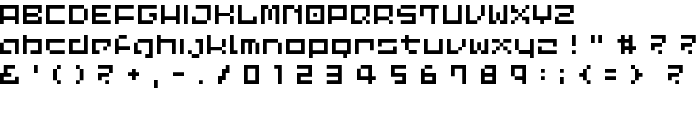 Common Pixel font