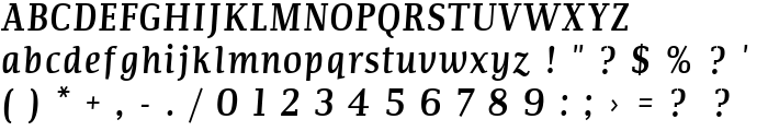 Communist Italic font