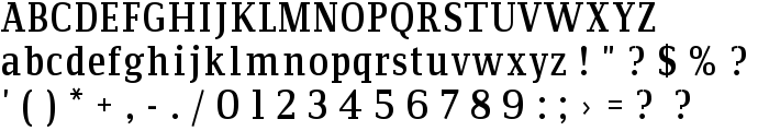 Communist font