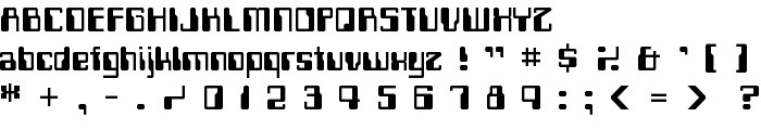 Computerfont Regular font