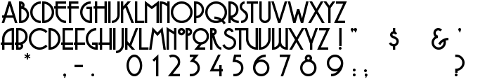 Copasetic font