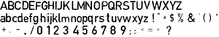 Copystruct Normal font