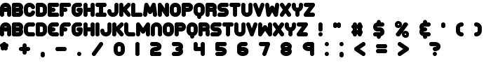 Corpulent Caps BRK font