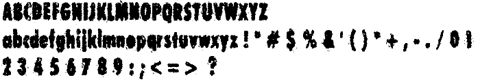 corrupt dot gov font