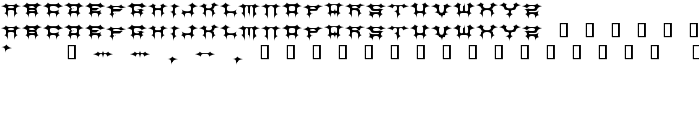 CosmicBats V1 font