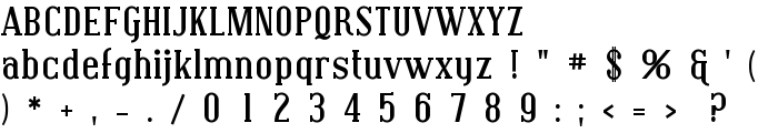 Covington Bold font