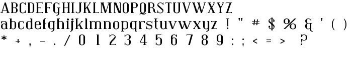 Covington Exp font