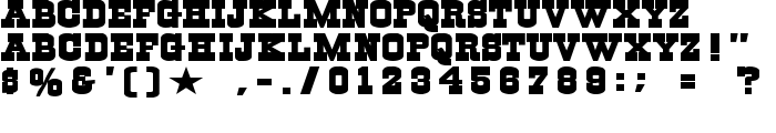 Cowboys font