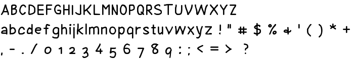 Coyotris Comic font