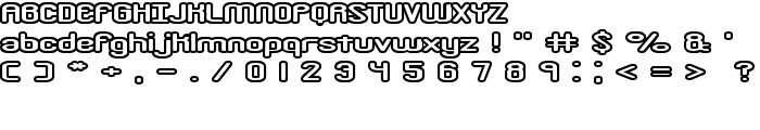 Crackdown O1 BRK font